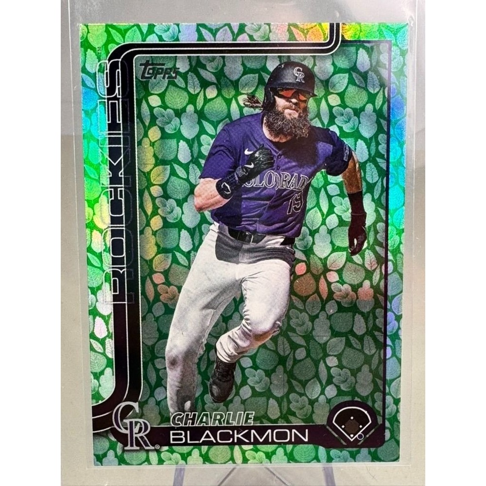 2025 Topps Series 1 Charlie Blackmon Easter Holiday Foil Rockies #311